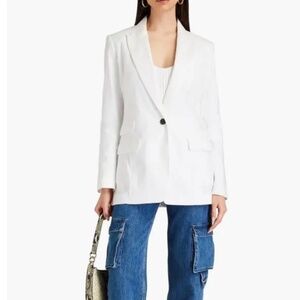 RAG & BONE Linen-blend blazer (SIZE 2, NWT)